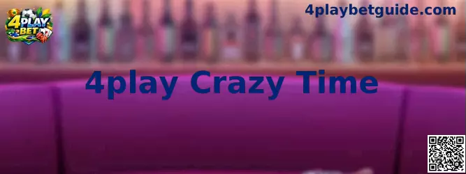 Interface ilustrativa do 4play Crazy Time com roda de segmentos e áreas de aposta