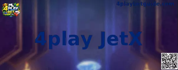 Interface ilustrativa do jogo 4play JetX com foguete e multiplicador