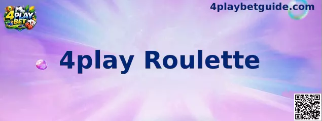 Interface ilustrativa relacionada ao jogo 4play Roulette
