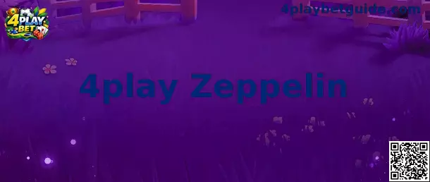 Interface ilustrativa do jogo 4play Zeppelin com um dirigível em voo